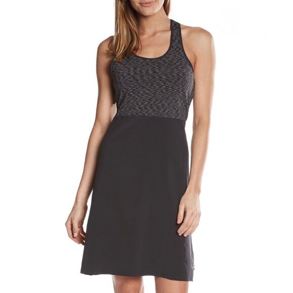 Smartwool Willow Lake Athleisure Mini Dress size S Black Gray - Picture 1 of 9
